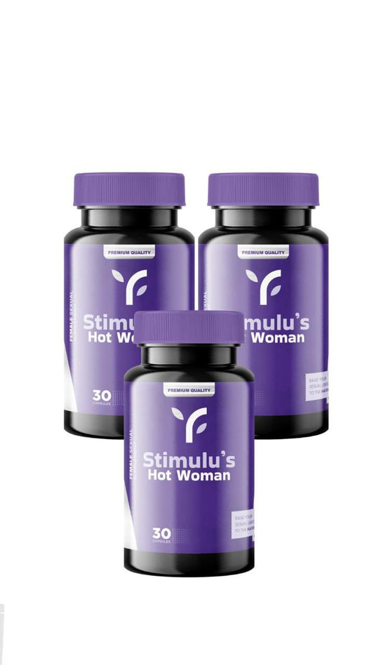 3 Stimulus Hot Woman - Estimulante Feminino (30 cápsulas)