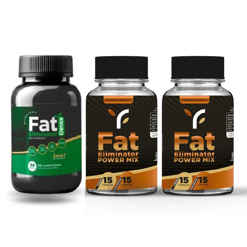 1 FatEliminator Detox + 2 FatEliminator Power Mix